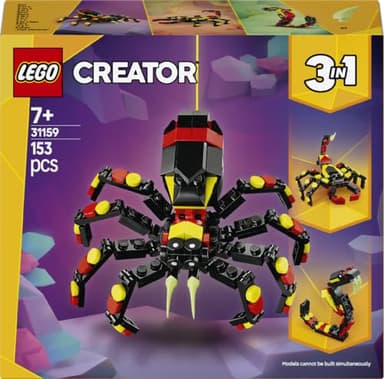 LEGO Creator 3in1 Wilde Tiere: Überraschungsspinne 31159